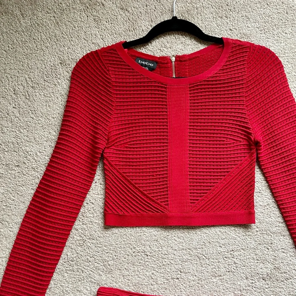 BEBE Knit Skirt and Top Set - Picture 4 of 6